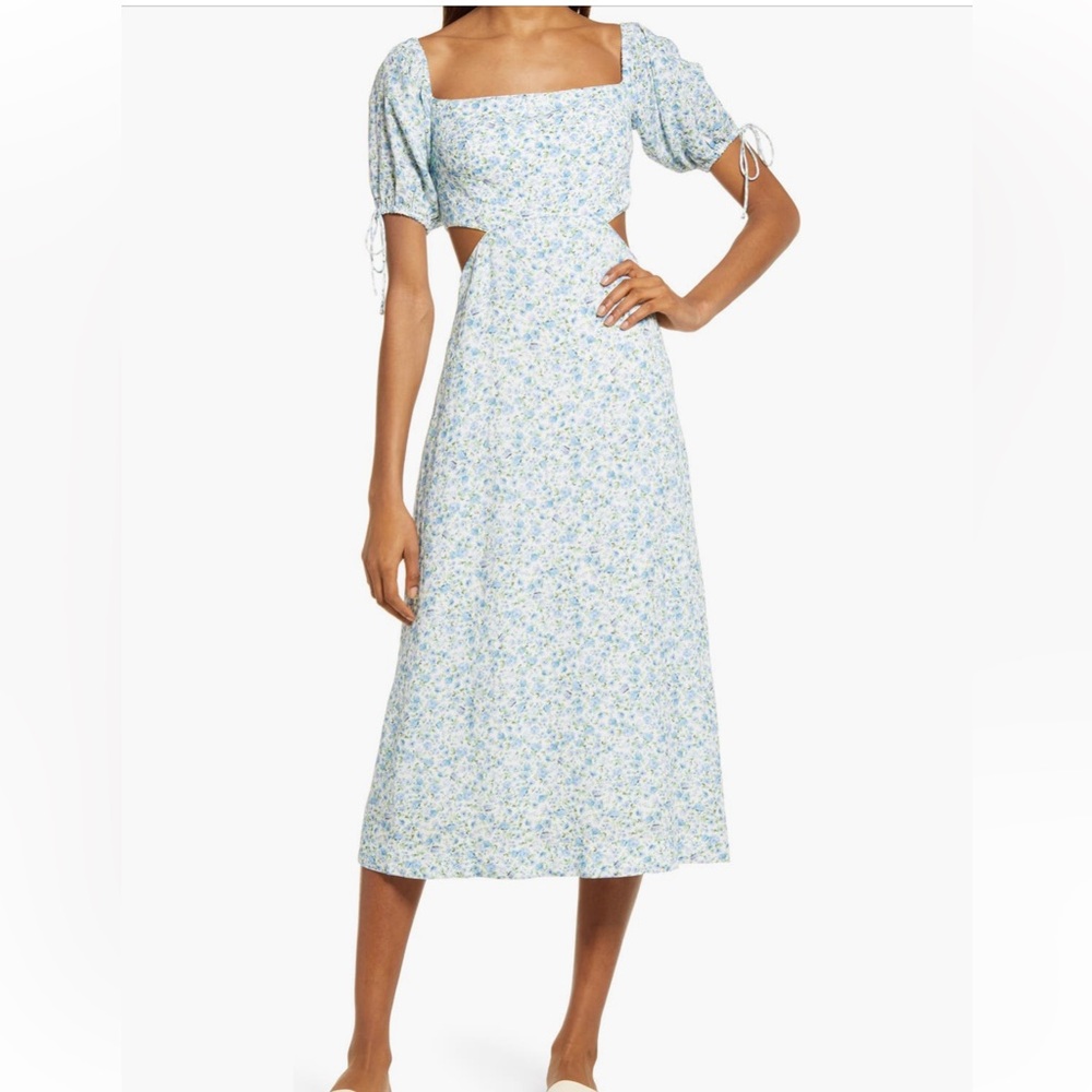 NWT Ever New Square Neck Cutout Dress, size 8